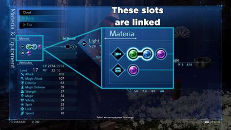 materia slots